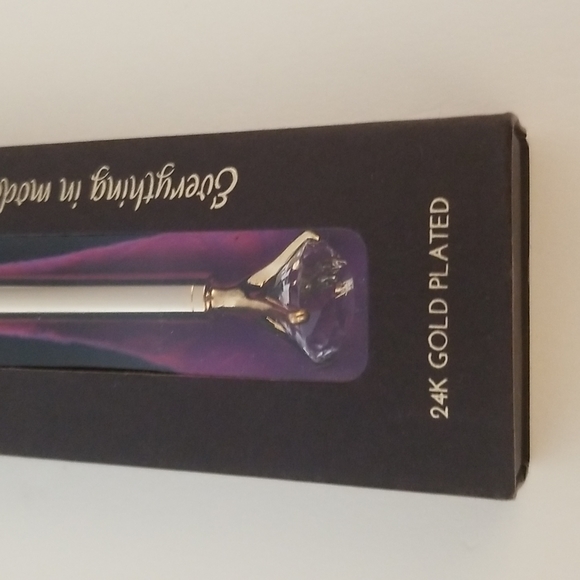 Indigo 2015 edition - 24k gold plated pen with diamond crystal on tip - New - Picture 3 of 3